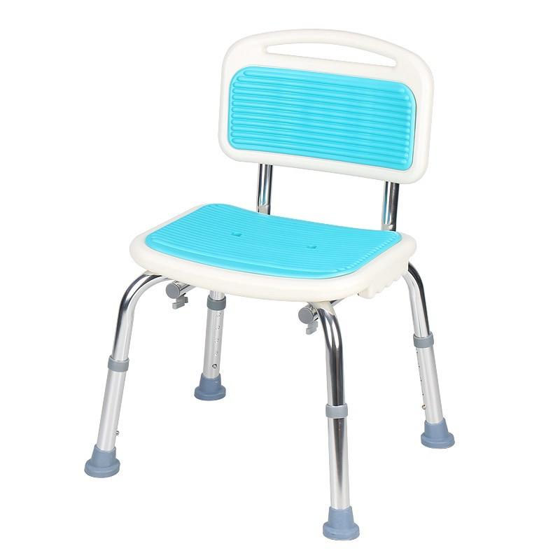 ❰免運❱ 富士康 FZK 有靠背洗澡椅 FZK-0018 可調高低 EVA防滑 沐浴椅 鋁合金沐浴椅 洗澡椅 沐浴椅-細節圖3