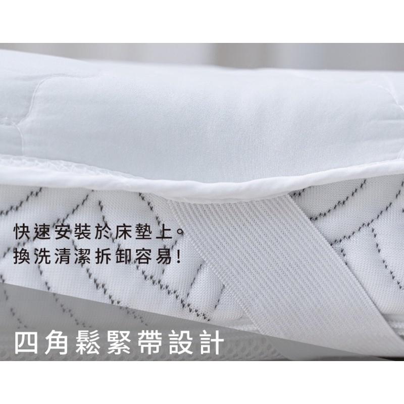 ❰暢銷❱ QSHION 石墨烯防污保潔墊 降溫 透氣 散熱 抗污 涼感 抑菌防蟎 寢具 保潔墊 床罩 送禮首選-細節圖5
