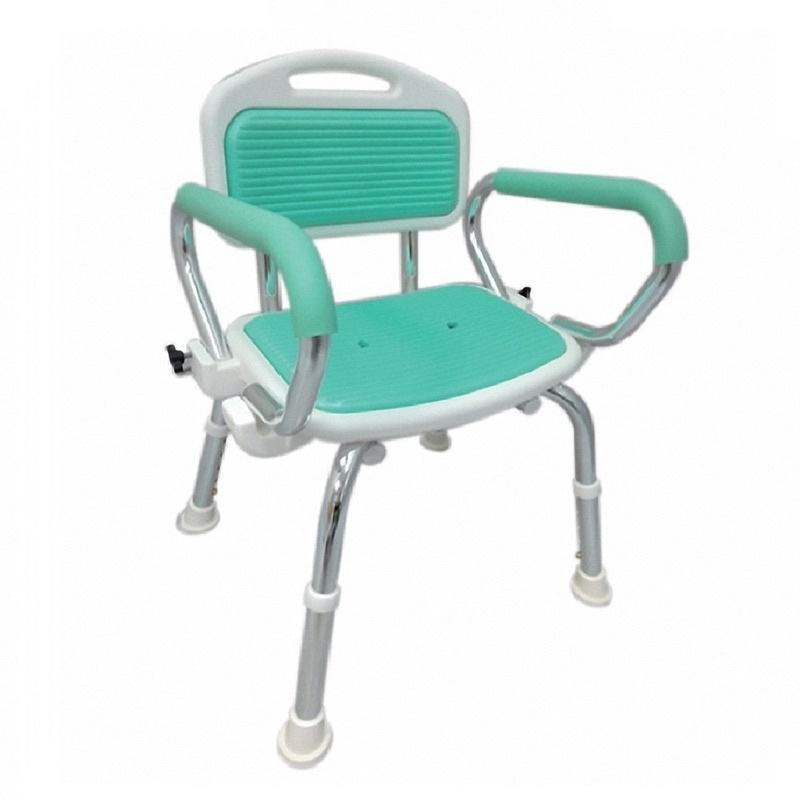 ❰免運❱ 富士康 FZK-0017 可掀手軟背 鋁合金 EVA 洗澡椅 防滑椅 沐浴椅 可調高低-細節圖4