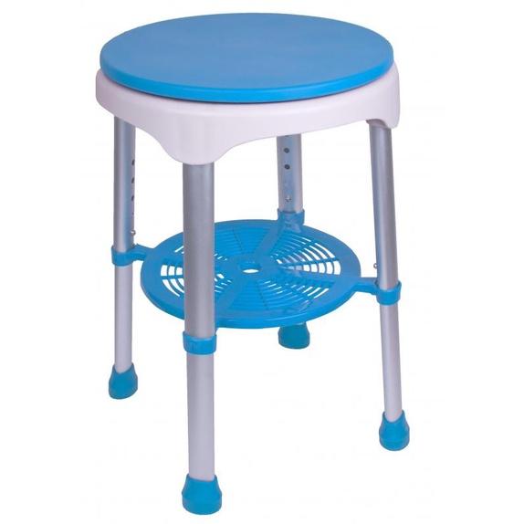 ❰免運❱ 富士康 旋轉洗澡椅 FZK-0035 可調高低 輕巧方便 坐墊 旋轉 附置物架 實體店面 原廠公司貨-細節圖3