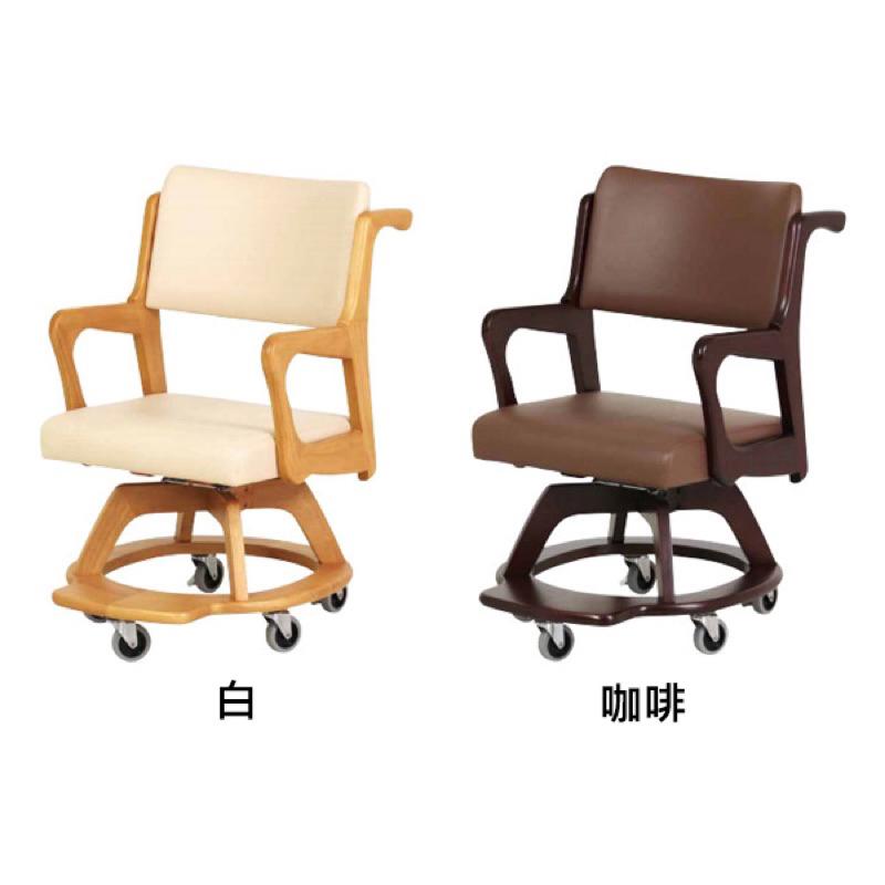 ❰免運❱ Glory plan 室內移動椅 木質旋轉椅 室內椅 辦公椅 餐桌椅 居家生活 傢俱 木椅 帶輪椅 餐廳-細節圖2