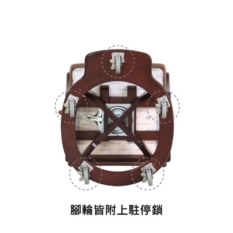 ❰免運❱ Glory plan 室內移動椅 木質旋轉椅 室內椅 辦公椅 餐桌椅 居家生活 傢俱 木椅 帶輪椅 餐廳-細節圖3