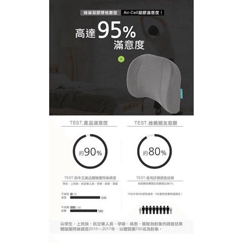 ❰免運❱ 倍力舒 Balance 蜂巢凝膠腰椎靠墊 凝膠坐墊 背靠 背墊 抗菌透氣 通用款 輕量化-細節圖7