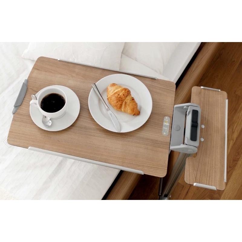 ❰免運❱ 強生 JUST 4U 時尚簡約型餐桌 德國工藝 鋁合金 可傾斜桌面 高度可調 床邊桌 過床桌 樂齡輔具-細節圖4