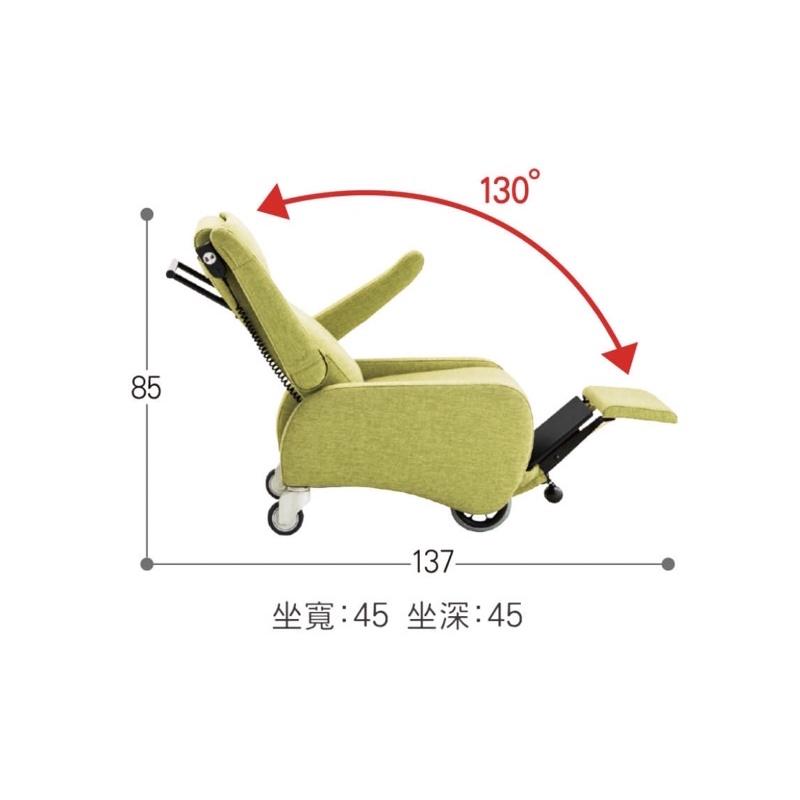 ❰免運❱ 日本 FranceBed 帶輪型電動起身沙發 綠色 充電式 附輪 起身沙發 放鬆休息 躺椅 傢俱 居家-細節圖9