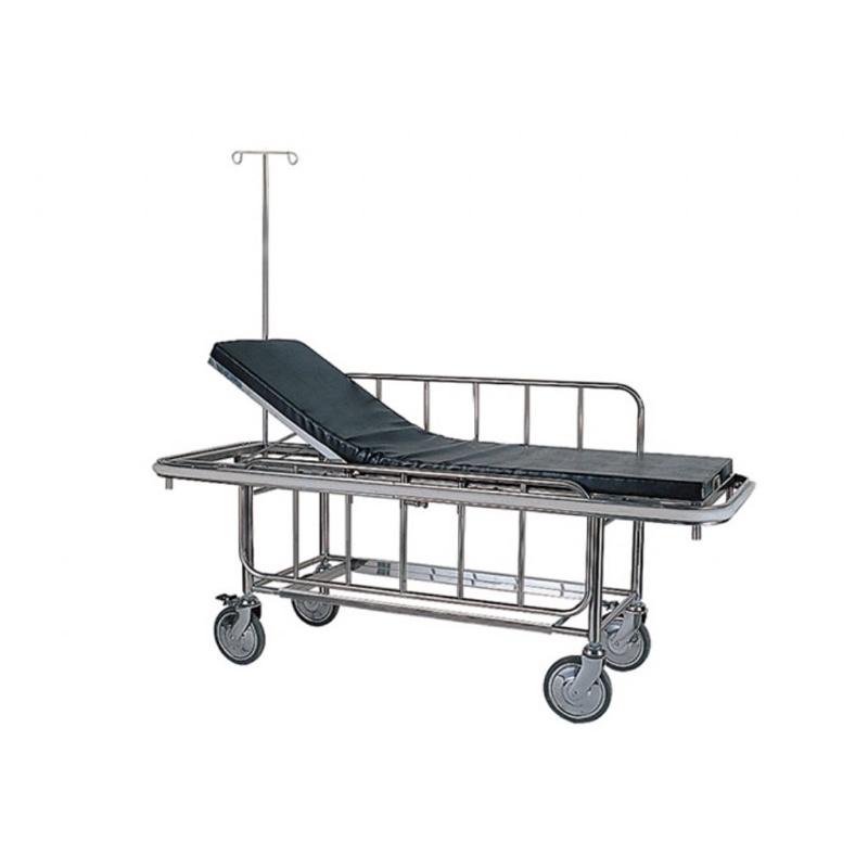 ❰免運❱ 耀宏 YH027 二折手提式急診推床8＂輪 不鏽鋼 急診 推床 護理床 急救 醫院 診所 不銹鋼-細節圖3