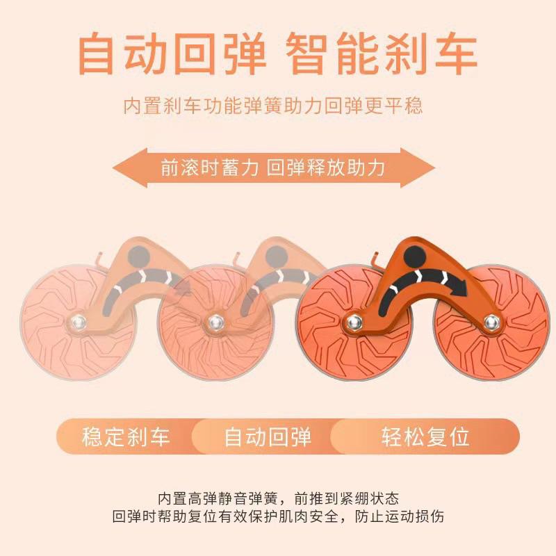 ❰免運❱ 腹肌輪神器 健腹輪 自動回彈 收腹 卷腹運動 健身器材 男女家用 肘撐滾輪 居家健身 運動器材-細節圖7