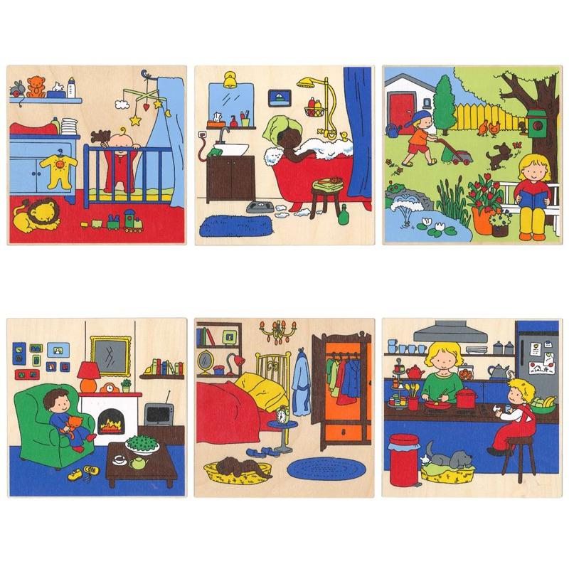 ❰免運❱ educo 我的家分類遊戲 桌遊 兒童學習玩具 手眼協調訓練 益智玩具 遊戲 觸覺刺激 邏輯思考 小孩玩具-細節圖2