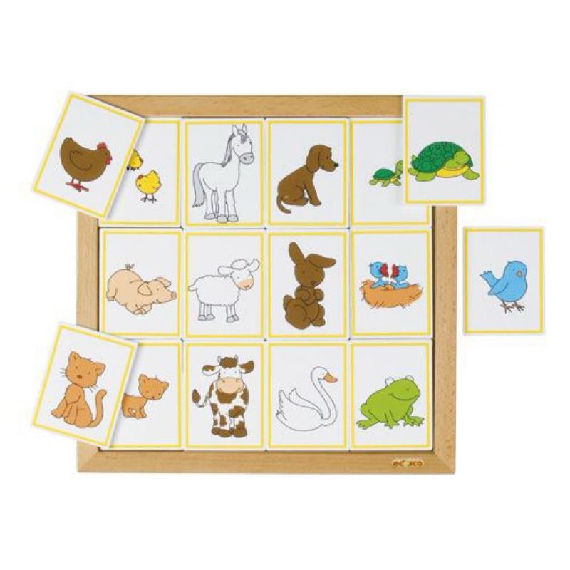 ❰免運❱ educo 動物寶寶組 桌遊 兒童學習玩具 手眼協調訓練 益智玩具 遊戲 觸覺刺激 邏輯思考 小孩玩具 幼稚園-細節圖3