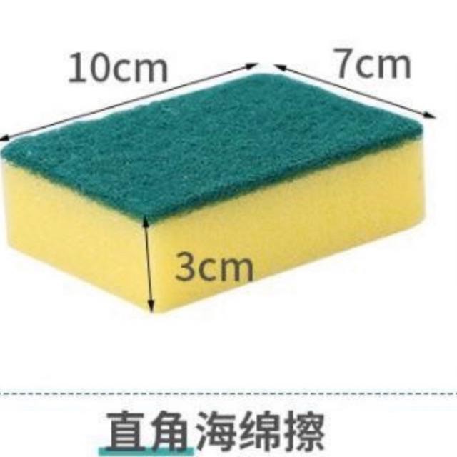 【平價用品】 菜瓜布 廚房用 廚房菜瓜布 海棉 洗碗海綿 海綿百潔布 廚房清潔海綿擦 抹布 洗碗巾 居家用品 常備品-細節圖2