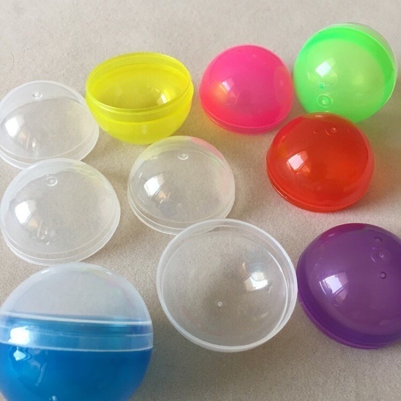 【平價用品】 扭蛋 扭蛋球 彩色扭蛋殼 (按壓式) 娃娃機 抽獎扭蛋 透明扭蛋 空扭蛋 婚禮小物扭蛋殼 小扭蛋 透明扭蛋-細節圖2