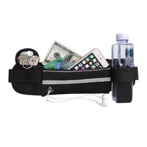 【平價用品】 跑步腰包 運動腰包 手機運動腰包 防水腰包 貼身腰包 多功能 防盜包 腰包 手機包 跑步 單車 收納包-細節圖2