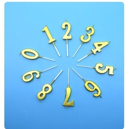 【平價用品】 金色數字蠟燭 生日蠟燭 數字蠟燭 生日 派對 蛋糕蠟燭 蠟燭 0-9 數字 情人 造型蠟燭 求婚 烘焙用品-細節圖4