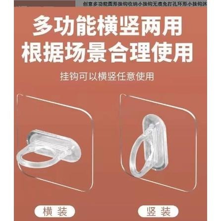 【平價用品】 掛架 雨傘 鑰匙圈 多功能圓環掛勾 圓形掛勾 透明掛勾 多功能收納 噴瓶掛架 支撐桿掛架 掛鉤 洞洞收納架-細節圖2