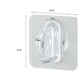 【平價用品】 掛架 雨傘 鑰匙圈 多功能圓環掛勾 圓形掛勾 透明掛勾 多功能收納 噴瓶掛架 支撐桿掛架 掛鉤 洞洞收納架-細節圖3