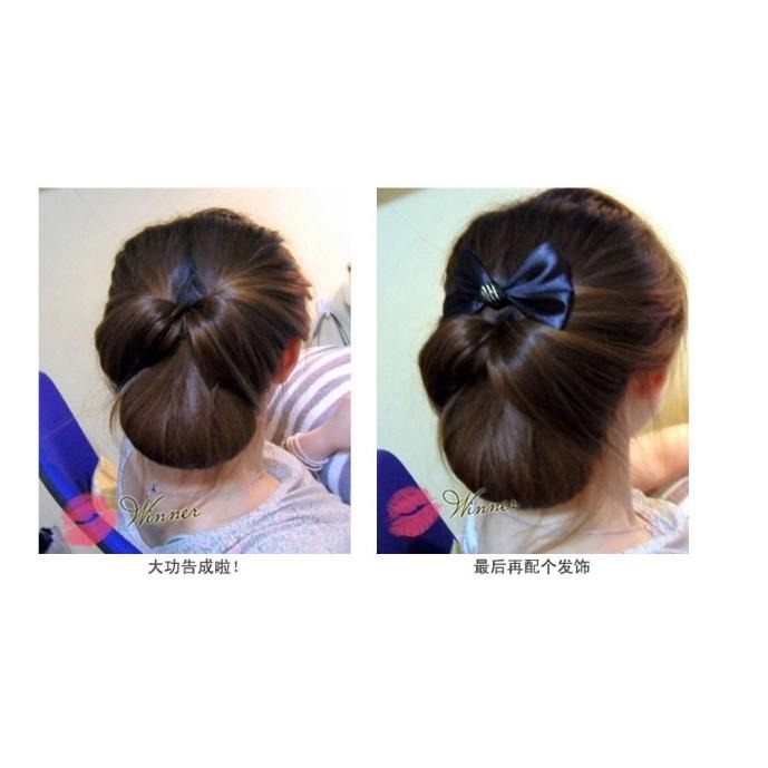 【平價用品】 編髮4件組 盤髮針 穿髮棒 整髮器 編髮造型工具 紮辮子 穿髮針 盤髮器 編髮神器 花樣拉髮針 懶人編髮器-細節圖3