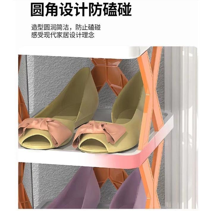 【平價用品】 X型鞋架 北歐風鞋架 鞋櫃鞋架 簡易鞋架 鞋盒 室內拖鞋架 收納架 置物架 組合鞋架 鞋架 多層鞋架 小型-細節圖3