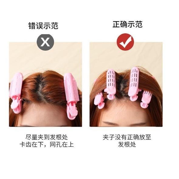 【平價用品】 髮根蓬鬆夾 捲髮筒 INS 空氣瀏海神器 捲髮器 蓬髮 立體蓬鬆髮夾 捲頭髮 造型夾 髮根夾 瀏海夾-細節圖5