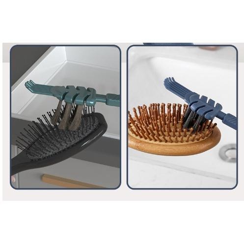 【平價用品】 梳子清潔刷 清潔刷2合1 刷子 清潔 梳子 清潔刷 除塵刷 清潔爪 梳子清潔神器 鏤空氣囊梳 清潔梳-細節圖3