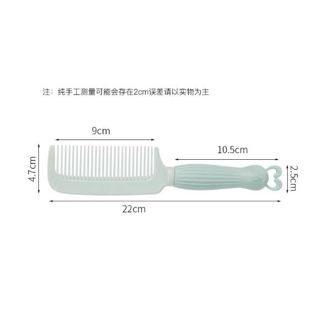 【平價用品】 造型梳 頭髮梳 梳子 扁梳 髮梳 兔子造型 軟萌兔 兔兔梳 硅膠梳 可愛梳子 頭皮舒壓 不傷髮 隨身梳-細節圖2