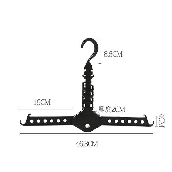 【平價用品】 魔術衣架 折疊衣架 旋轉衣架 收納衣架 成人衣架 衣架 節省 摺疊衣架 神奇魔術衣架 衣服收納架 晒衣架-細節圖2