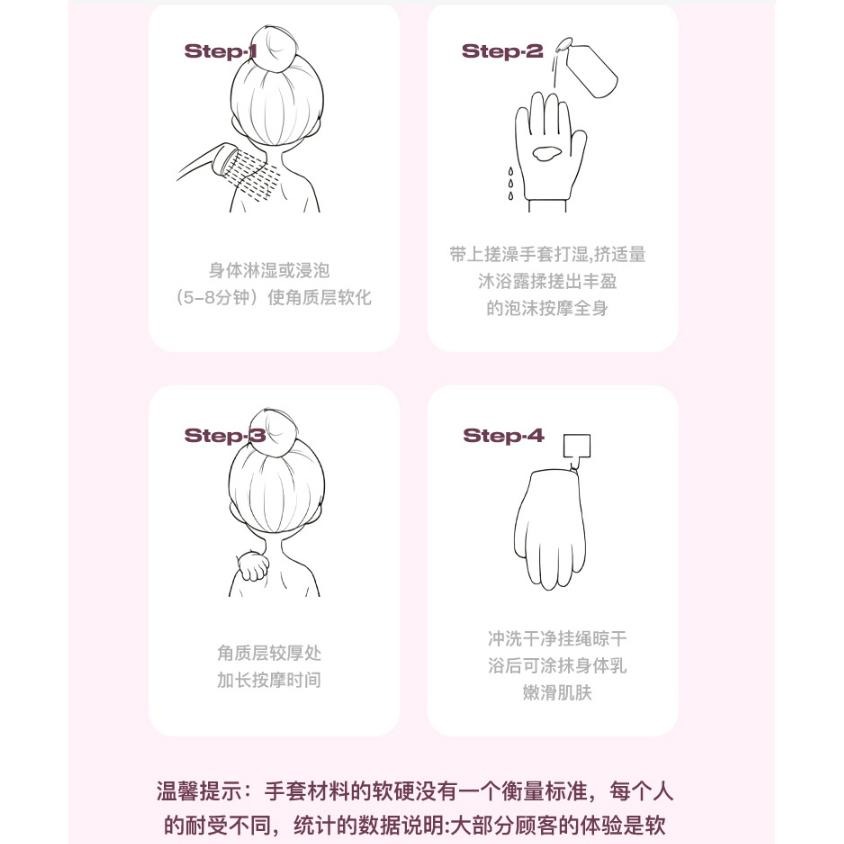 【平價用品】 去角質手套 沐浴手套 洗澡手套 手套 洗澡巾 去角質 起泡手套 清潔 搓澡 沐浴巾 沐浴球 按摩手套-細節圖2