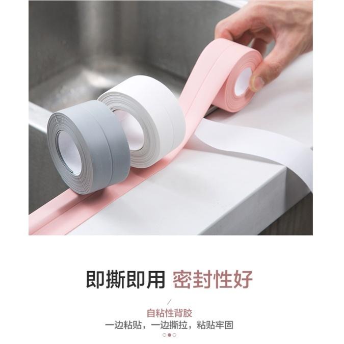 【平價用品】 美縫貼 防霉貼 防水貼 防潮貼 保護貼 防撞條 廚房 洗手台 牆角 縫隙 接縫 防油 美化膠帶 家用五金-細節圖4