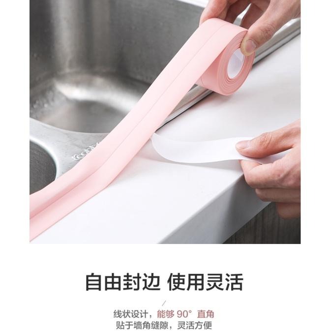 【平價用品】 美縫貼 防霉貼 防水貼 防潮貼 保護貼 防撞條 廚房 洗手台 牆角 縫隙 接縫 防油 美化膠帶 家用五金-細節圖5