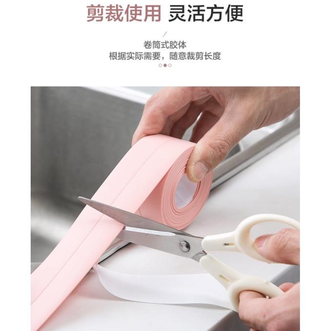 【平價用品】 美縫貼 防霉貼 防水貼 防潮貼 保護貼 防撞條 廚房 洗手台 牆角 縫隙 接縫 防油 美化膠帶 家用五金-細節圖7