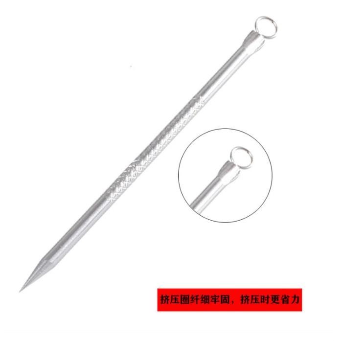 【平價用品】 青春棒 清粉刺 黑頭 不銹鋼 雙頭 粉刺針 青春痘棒 壓痘棒 痘痘針 暗瘡針 拔粉刺工具 美容工具 清潔-細節圖3