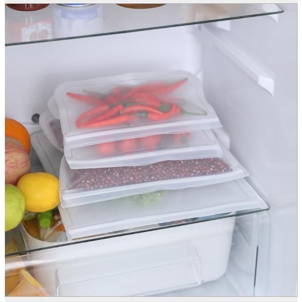 【平價用品】 EVA袋 食物保鲜袋 冰箱保鮮 儲存袋 蔬菜水果 密封袋 冷藏 保鮮袋 收納袋 EVA食品保鲜袋 夾鏈-細節圖2