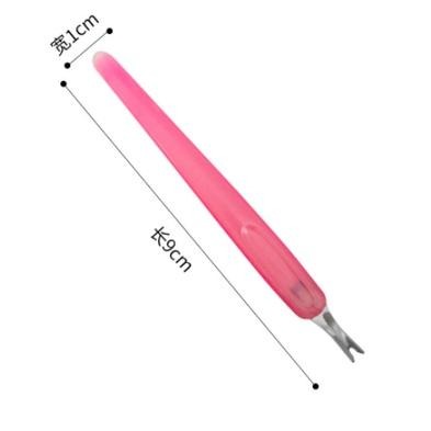 【平價用品】 美甲工具 去角質 U型刀 鋒利 指甲護理 修甲工具 去死皮推 死皮叉 指緣修剪叉 修甲刀 美甲推刀 去角皮-細節圖2