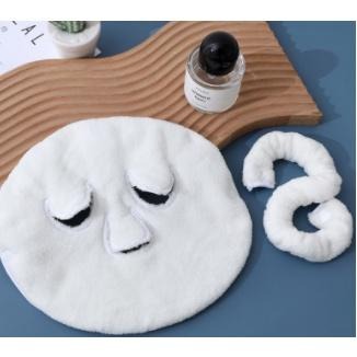 【平價用品】 蒸汽熱敷臉巾 珊瑚絨 熱敷毛巾 面膜巾 敷臉巾 加熱冷敷面膜 冷敷毛巾 熱敷面巾 臉洗巾 美容 面膜 加厚-細節圖2