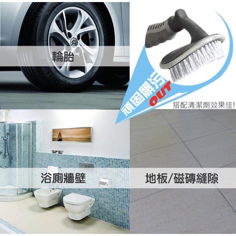 【平價用品】 T型短柄車用輪胎刷 鋁圈輪胎刷 廚房浴室清潔 輪框刷 清潔刷 輪框清潔刷 鋁圈刷 鋼圈刷 汽車清潔刷-細節圖2