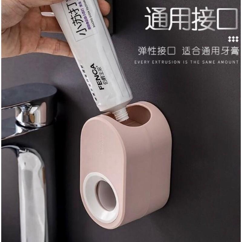 【平價用品】 懶人擠壓神器 擠牙膏神器 免打孔擠牙膏器 牙膏架 牙刷牙膏置物架 壁掛懶人擠壓神器 擠牙器 牙膏-細節圖3