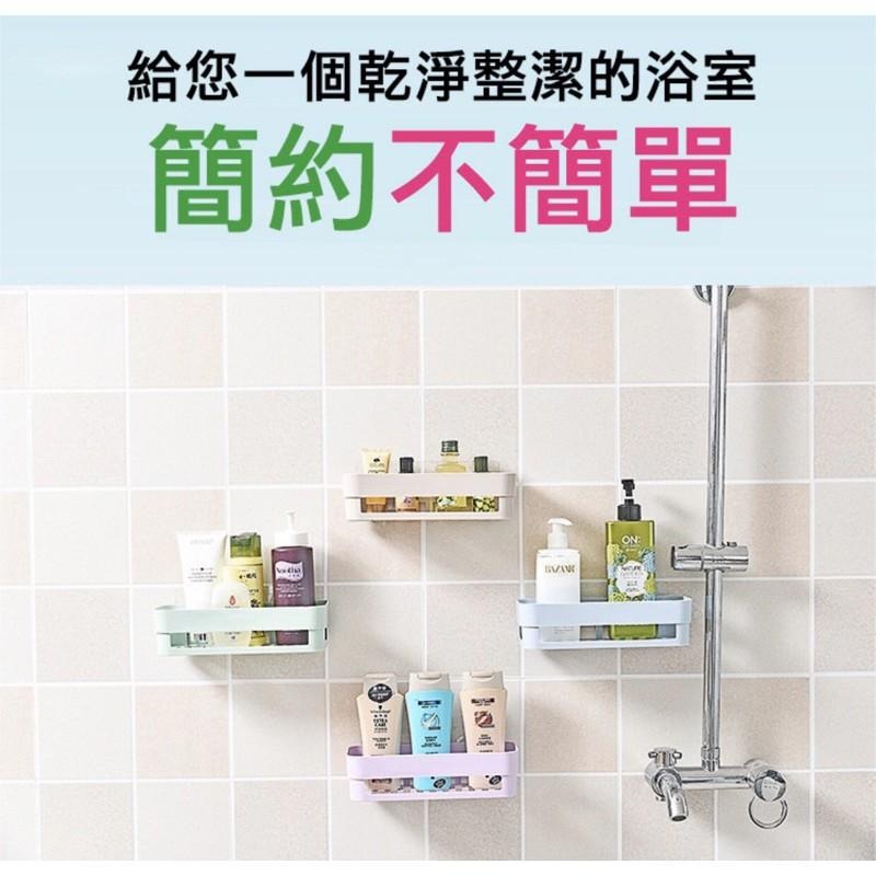 【平價用品】 浴室收納架 無痕置物架 無痕掛勾 無痕置物籃 浴室 廚房 浴室置物架 儲物架 浴室收納架 無痕強力貼-細節圖3