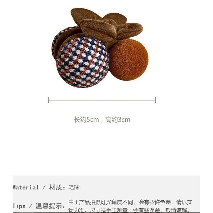 【平價用品】 水果 韓版 ins 髮飾 髮圈 馬尾 彩色 高彈力 加粗 皮套髮繩 方塊珠彩色 女生 造型夾 櫻桃髮夾-細節圖4