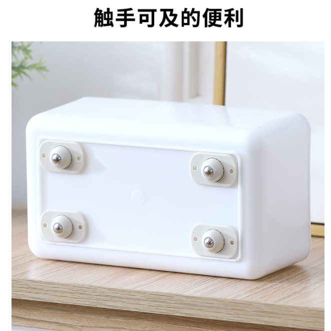 【平價用品】 萬向滾珠 萬向輪 黏貼款 滾輪4入裝 DIY 自黏式 輪子 收納 360度旋轉 省力 居家 垃圾桶 輔助-細節圖3