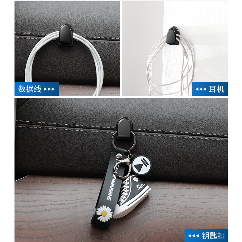【平價用品】 收納掛勾 隱藏式掛勾 多用途 迷你掛勾 汽車萬用小掛勾 隱形小掛勾 車用掛鉤 迷你掛鉤 多功能 掛鉤 掛勾-細節圖2