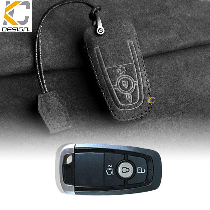 Ford 福特 focus MK4 ST KUGA  Activa 鑰匙 鎖匙包 殼 翻毛皮 麂皮 反皮 麂皮絨-細節圖2