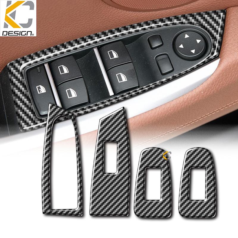 真碳纖維寶馬 BMW 5系 F07 5GT 扶手 窗戶貼 升降 門邊 手把 置物盒 卡夢 碳纖維 貼 530 528-細節圖2