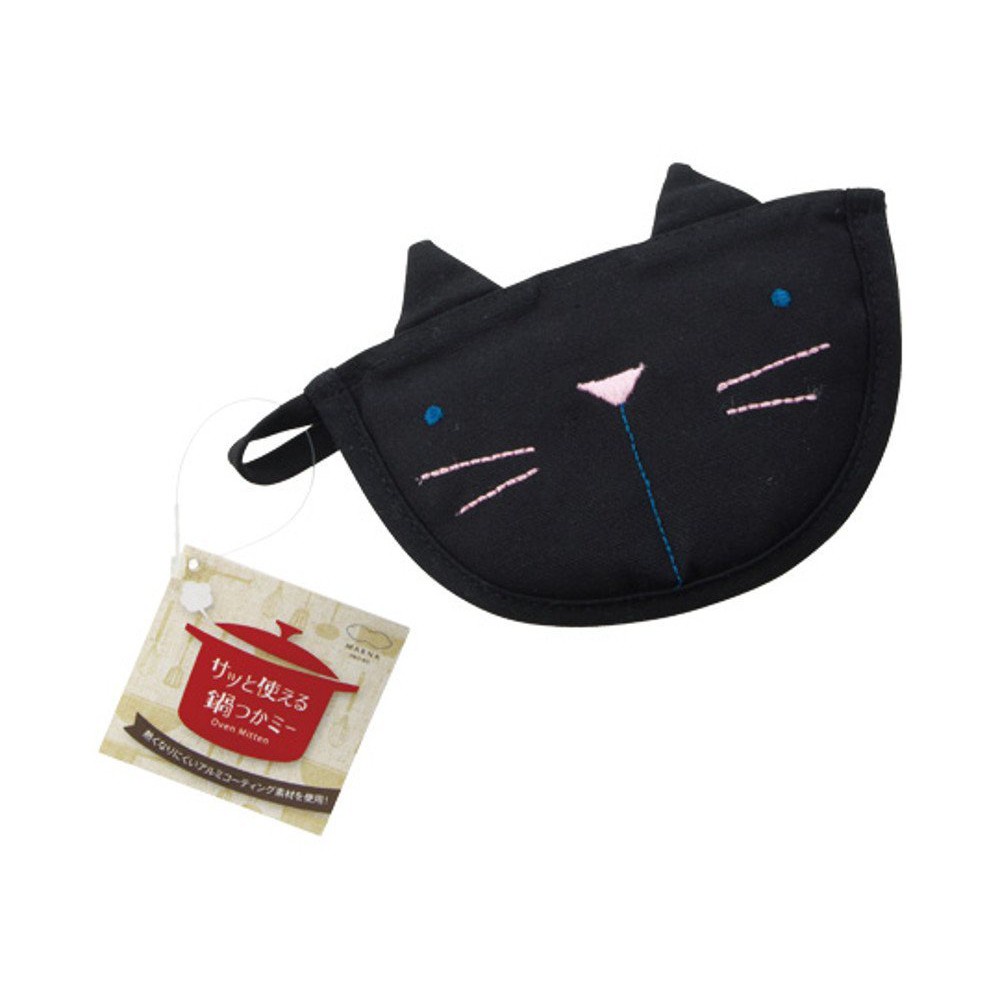 日本品牌【MARNA】黑貓隔熱手套 S213BK-細節圖2