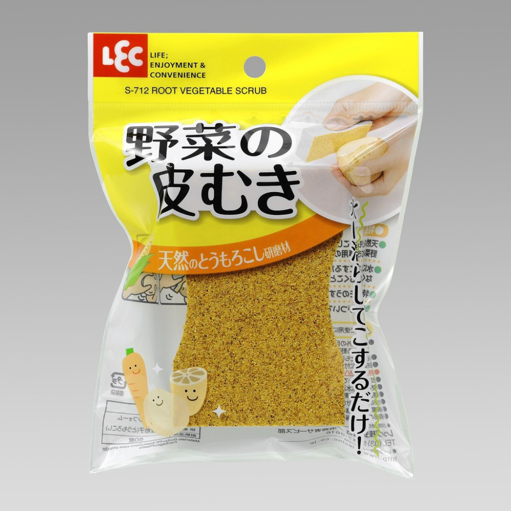 日本品牌【LEC】蔬菜去皮刷 單入 4903320581203-細節圖4