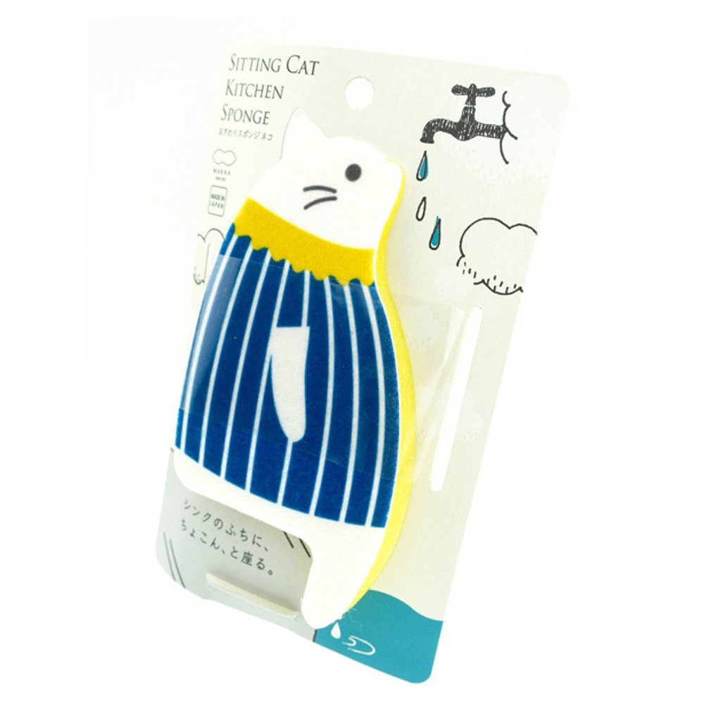 日本品牌【MARNA】崖上的貓咪菜瓜布 K575A  K575B-細節圖5