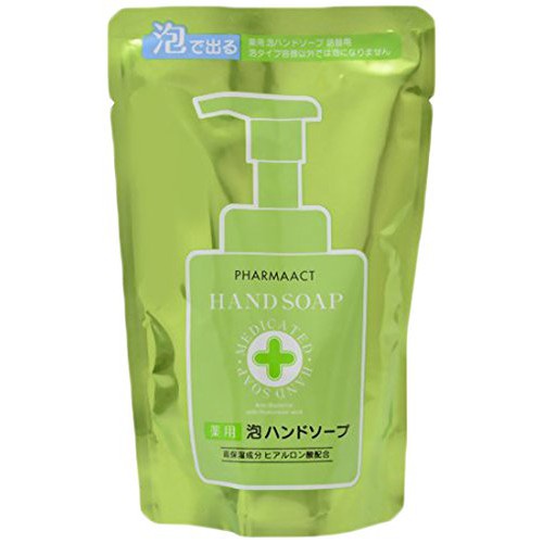 日本品牌 熊野油脂 KUMANO PharmaACT 泡沫洗手乳 補充包