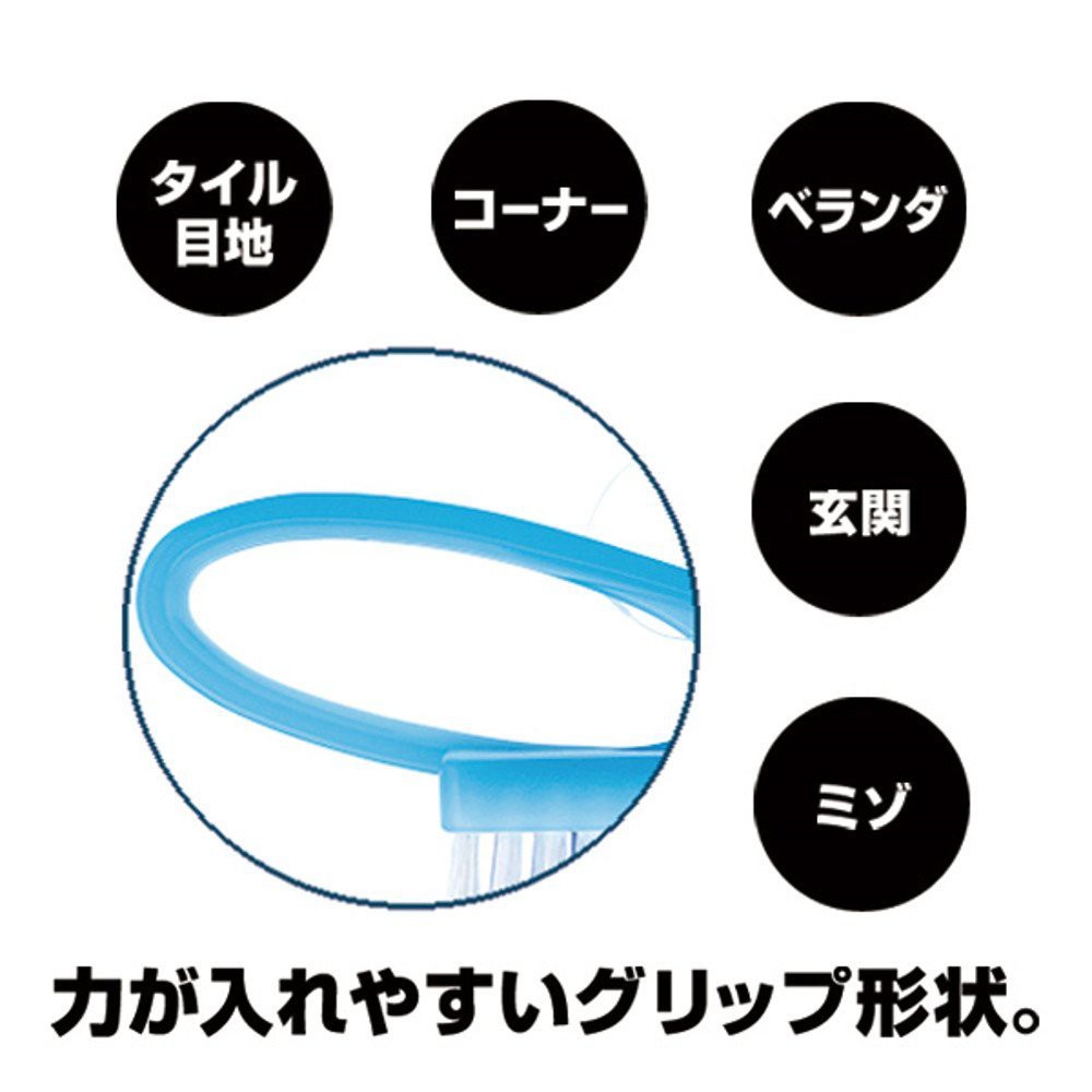 日本品牌【MARNA】「掃除達人」磁磚Ｖ型刷 W253B-細節圖3