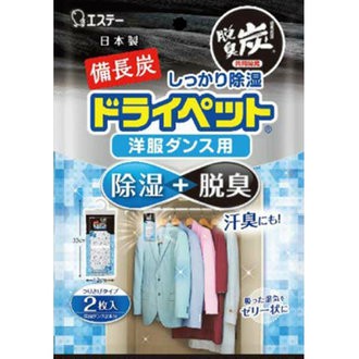 日本品牌【ＳＴ雞仔牌】備長炭衣櫃用除濕消臭劑