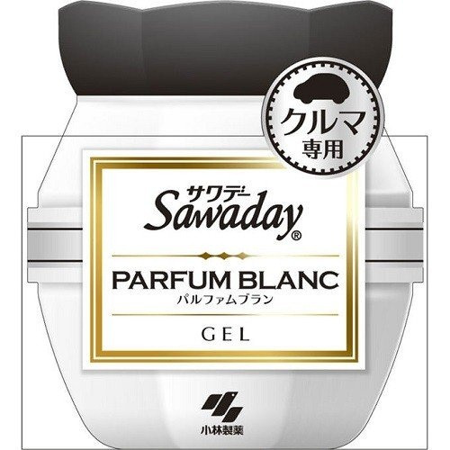 日本原裝【小林製藥】Kobayashi Sawaday PARFUM BLANC 車用香水香氛芳香凍-細節圖2