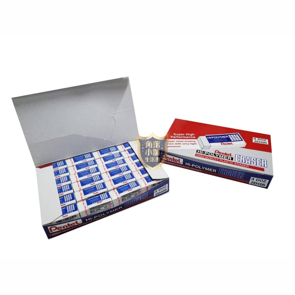 橡皮擦 飛龍 【Pentel】ZEH-05 -48入 橡皮 擦子 修正 擦拭 好擦 好乾淨 ZEH-05-細節圖3