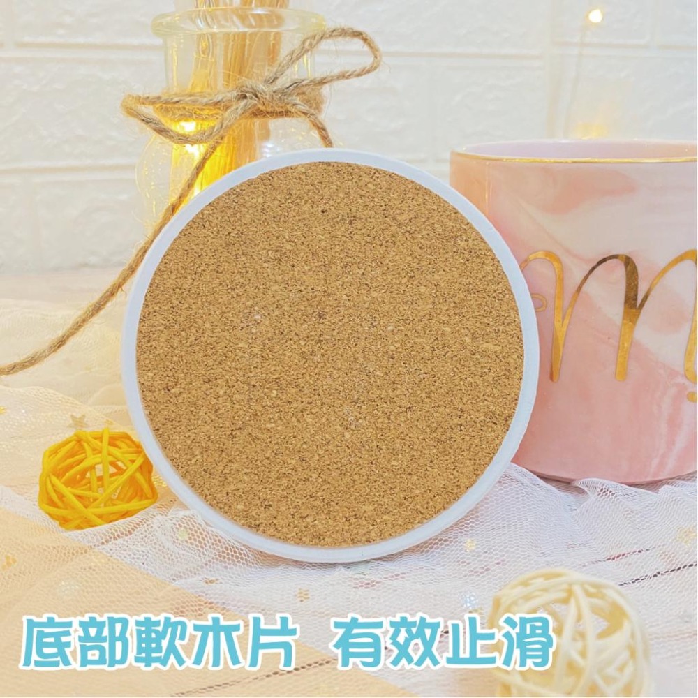 【台灣現貨】杯墊 珪藻土杯墊 珪藻土 超吸水 矽藻土杯墊 吸水杯墊 北歐風杯墊 硅藻土杯墊 歐式簡約杯墊 咖啡杯墊-細節圖4